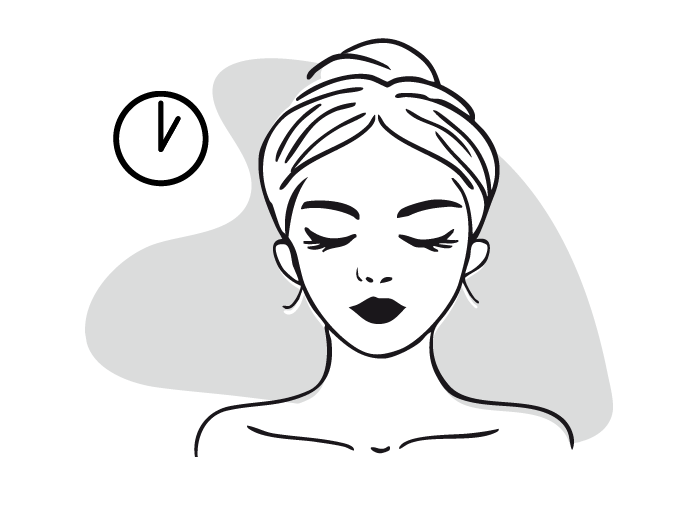 Quick routine – clock icon