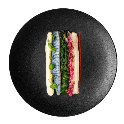 Sgombro Con Pure Di Fave E Cicoria