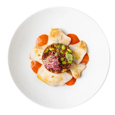 Pollo Quinoa Salsa Goji